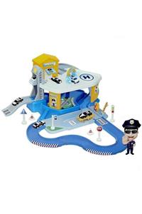 FEN TOYS 2 Katlı Polis Garaj Set Ve Mega Pist