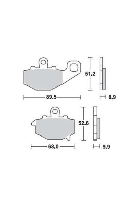 Braking 775cm56 Sinterli Fren Balatası
