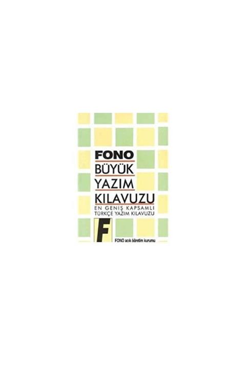 Fono Yayınları Büyük Yazım Kılavuzu - Yayınları