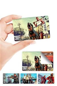 ZipZap Gta 5 Kart Kaplama Sticker 4 Adet