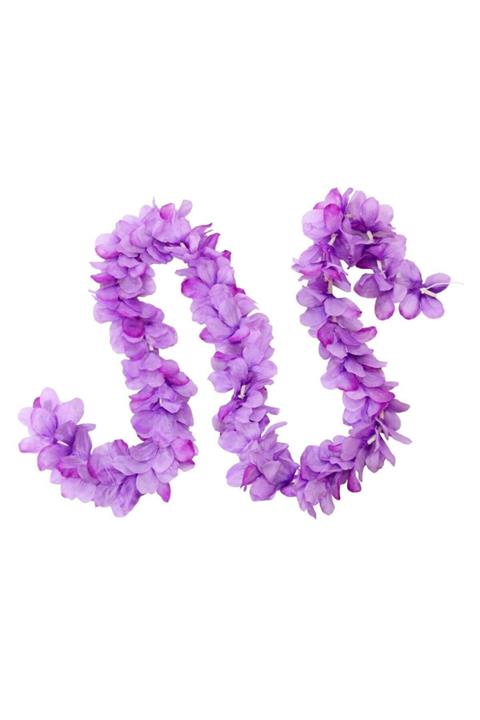 Dekorsende Çiçekli Sarkıt 100 Cm Lila