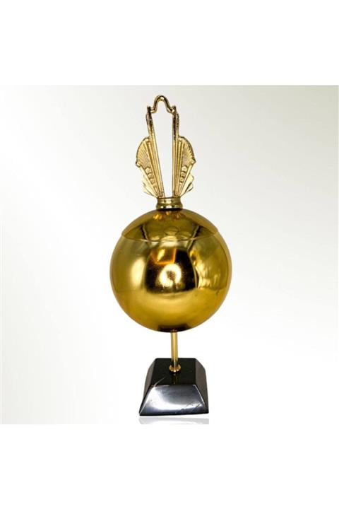 Mukemel Metal Tasarım Masa Dekorasyon Kasesi Dekoratif