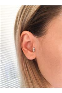 Schwestern Design Zirkon Taşlı Tragus Piercing