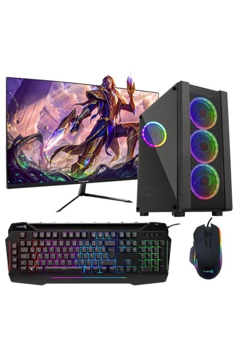 TURBOX Tx1150 I5 3470 8gb Ram 256gb Ssd 4gb Gt740 Gddr5 23.8'' Monitör Masaüstü Oyun Bilgisayarı