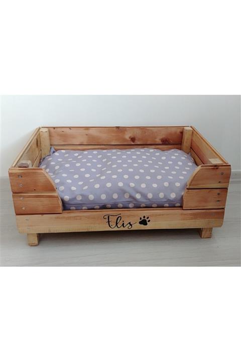 AhşapKeyfi Ahşap Kedi-köpek Yatağı