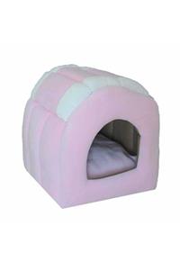 Bedspet Kedi Ve Küçük Köpek Kulübesi Peluş Pembe