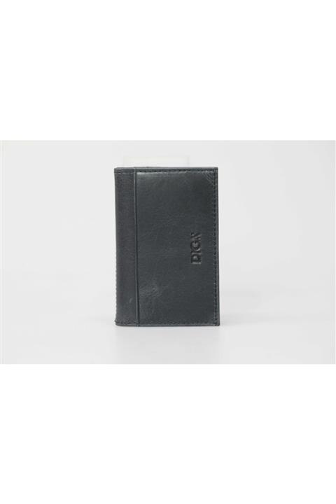 DİGA Dıga Antik Siyah Deri Kartlık