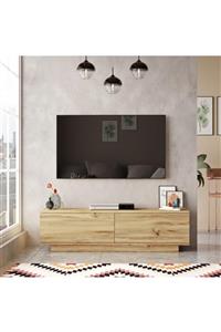 Yurudesign Kahve Fonda Tv Ünitesi 140cm Keçe Fn1-ke Tv Sehpası