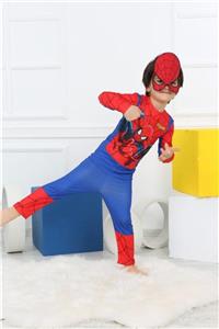 SPIDERMAN Erkek Çocuk Maskeli Spiderman Kostümü