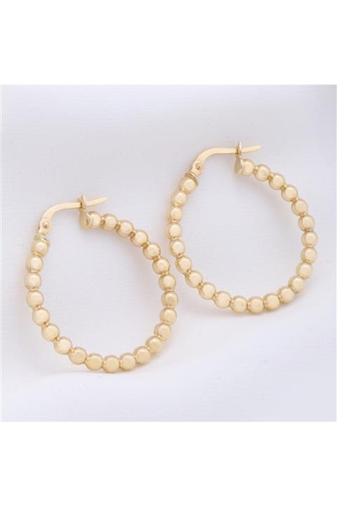 GÜLENLER ALTIN Kadın Lokma Halka Küpe