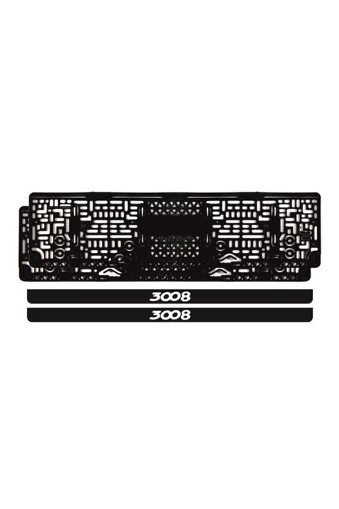 Ömr Dizayn Hediye 3008 Uv Takmatik Plakalık Oto Aksesuar Tuning Model 1 Uyumlu