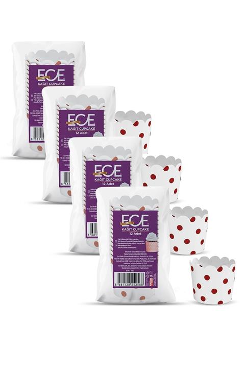 Ece Muffin Cupcake Kek Kalıbı Kapsülü 48 Adet