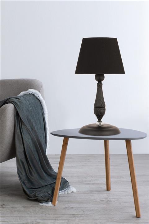 Apliqa Marina Siyah Şapkalı Siyah Tasarım Abajur