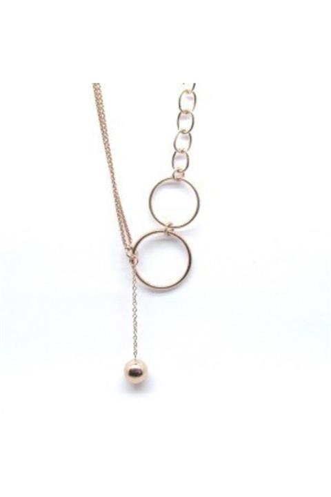 WelchÇelik Rose Halkalı Toplu Kadın Kolye