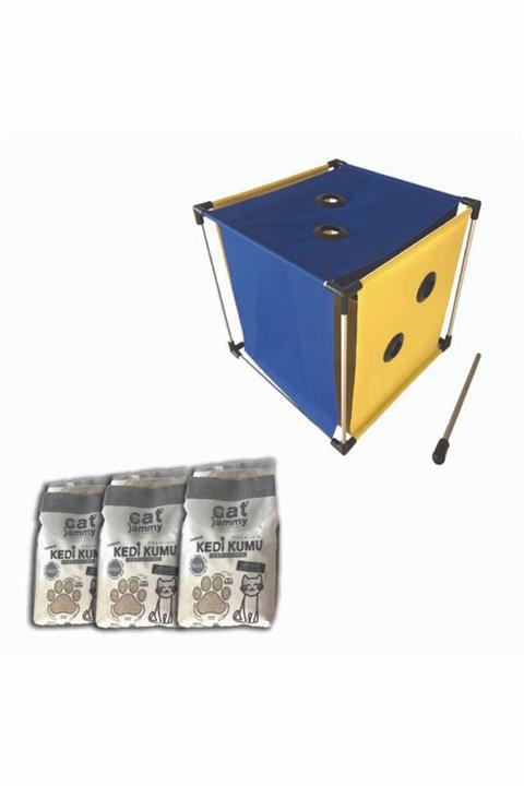 MAGIC CAT BOX Kopya - Kedi Oyun Ve Uyku Evi - Kedi Kumu Hediyeli