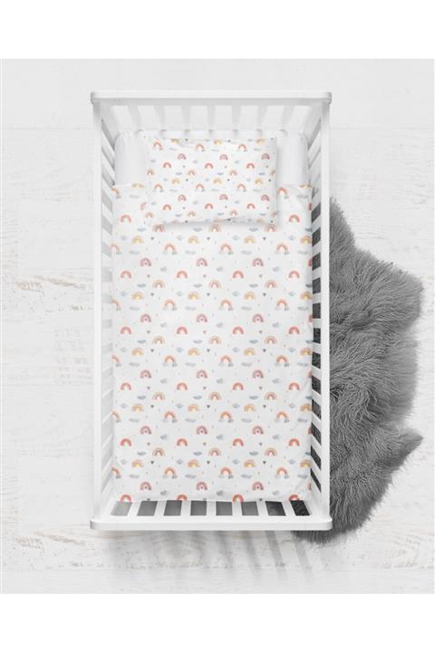 BLZ Watercolor Rainbow Tek Kişilik Nevresim Takımı