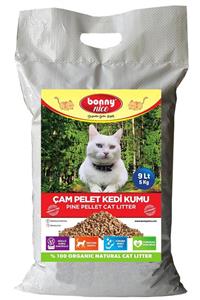 Bonny Nice Doğal Pellet Çam Peleti Kedi Kumu 5 kg 9 lt X 2 Paket