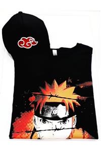 Gökhan Club Naruto Unisex T-shirt Naruta Şapka Kombin