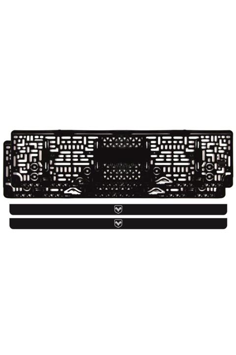 Ömr Dizayn Hediye Dodge Uv Takmatik Plakalık Oto Aksesuar Tuning Model 1