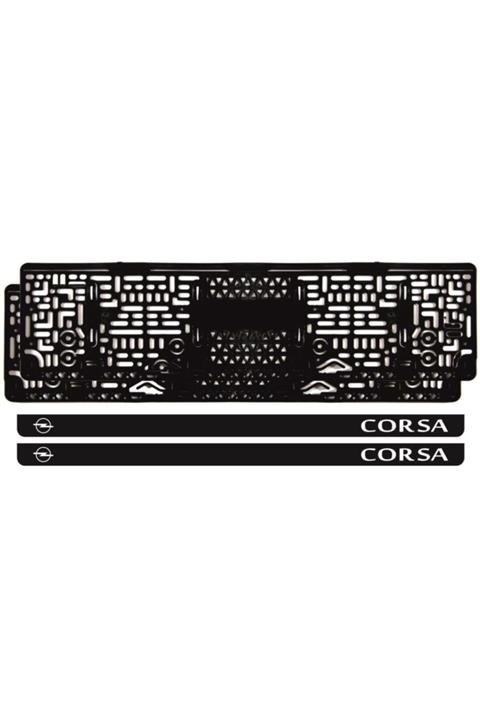 Ömr Dizayn Hediye Corsa Logolu Uv Takmatik Plakalık Oto Aksesuar Tuning