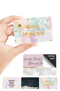 MARSİLYA Motto Papara Kart Kaplama Sticker 4 Adet
