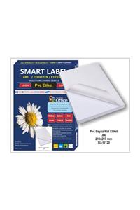 Smart Label Pvc Mat Beyaz Etiket Lazer Baskıya Uygun - 50 Adet