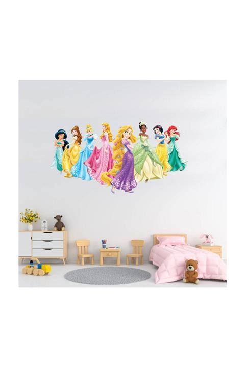 KT Decor Disney Prensesler Kız Çocuk Odası Duvar Sticker