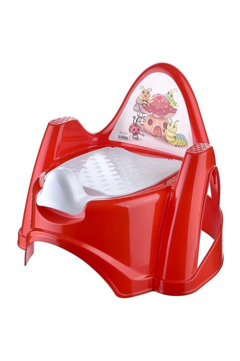 KaktüsKedi Regalo Kırmızı Oturaklı Lazımlık 714683