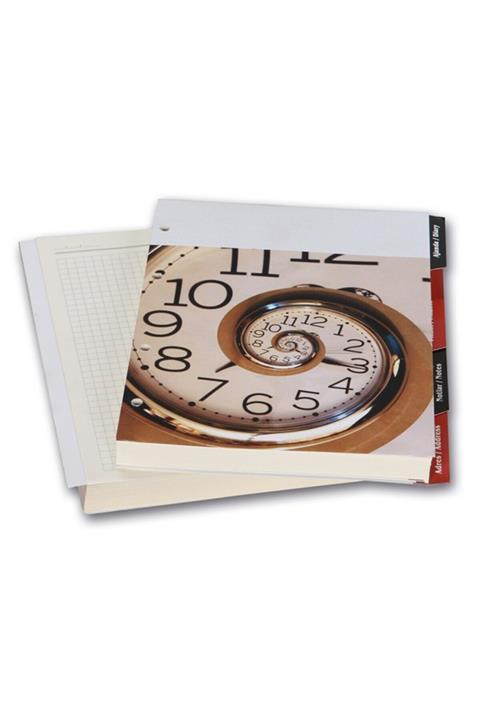 2K Organızer Yedeği 4 Delikli Kareli (tarihsiz) 15x21 cm