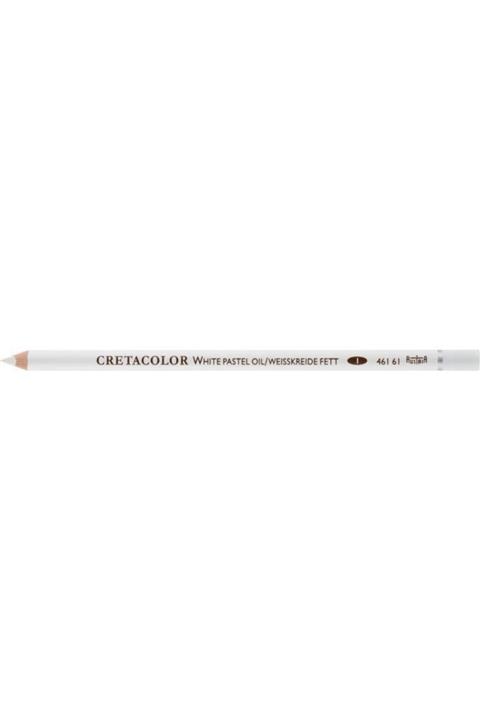 CretaColor White Pastel Oil Pencil Soft Beyaz Yağlı Tebeşir Kalemi (461 61)