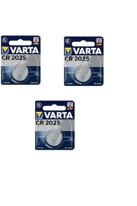 Varta Yassı Pil Elektronik Cr-2025 3 Adet