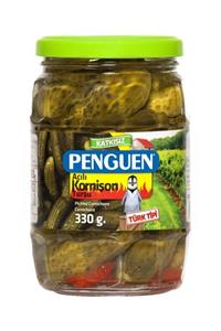 Penguen Acılı Kornişon Turşu 330 Gr.