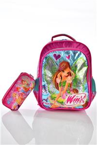 winx 63292 Kanatlı Okul Sırt Çantası Kalemlikli Set