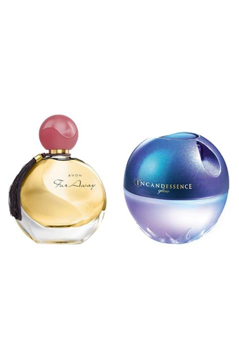 AVON Far Away Edp 50 Ml + Incandessence Glow Edp 50 Ml Kadın 2li Set