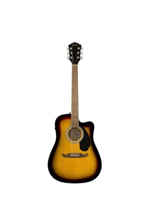 FENDER Fa-125ce Dreadnought Ceviz Klavye Sunburst Elektro Akustik Gitar 0971113532