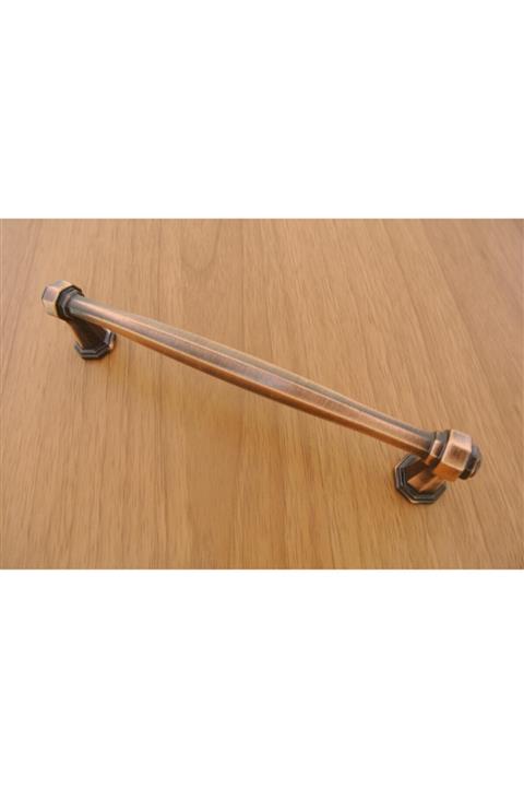 Azimkar Hırdavat Sütun Antik Bakır Kulp 128 Mm