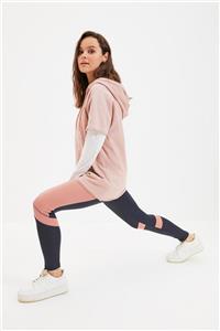 Trendyol Modest Antrasit Renk Panelli Spor Tayt TCTAW22TY0055