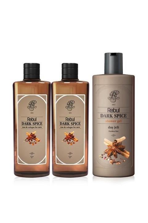 Rebul Dark Spice 2 Adet 270 Ml Kolonya Ve 500 Ml Duş Jeli Seti