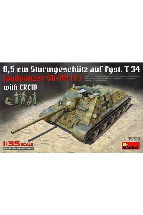 MiniArt Jagdpanzer Su-85 (r) Ve Mürettebatı