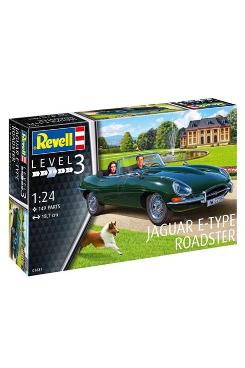 REVELL Kit Jaguar E-type Roadster 7687 Maket