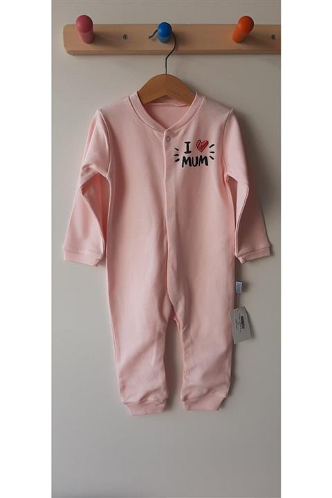 bebeke Kız Bebek Pembe Tulum