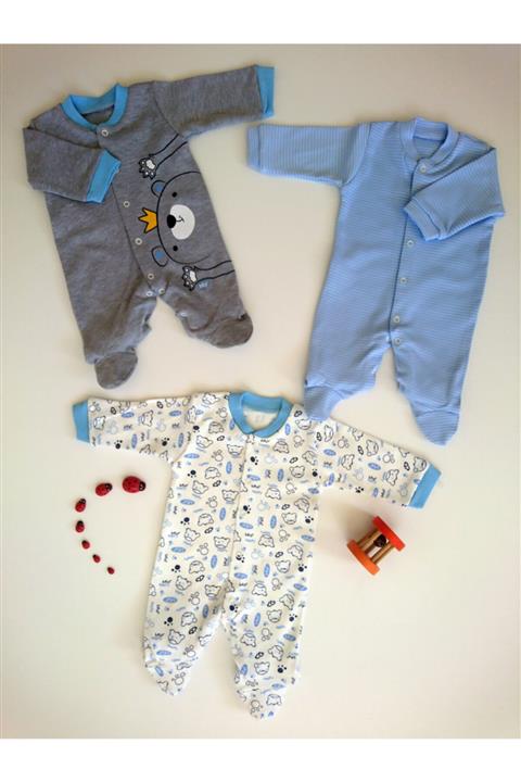Hemi Baby Mutlu Ayı 3 Lü Tulum Seti Hmbtlm005