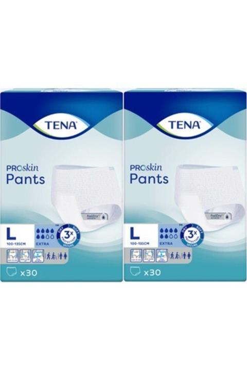 TENA Extra 6 Damla Large 30 lu Emici Külot 2 Paket