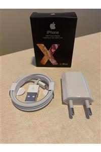 BKVCENTER Iphone Ios Orijinal Şarj Aleti Cihazı + Usb Kablosu Orjinal Lightning