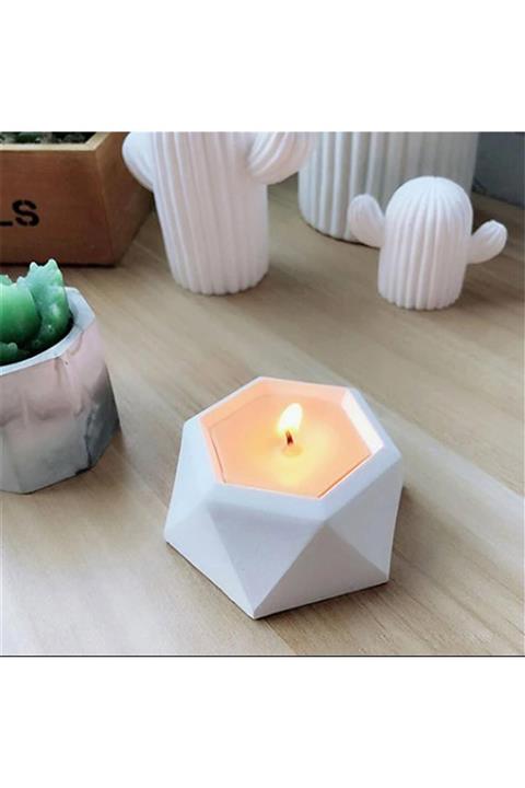 Hobizubi Altıgen Şekilli - Reçine Epoksi Kalıbı 6.5 Cm - 379