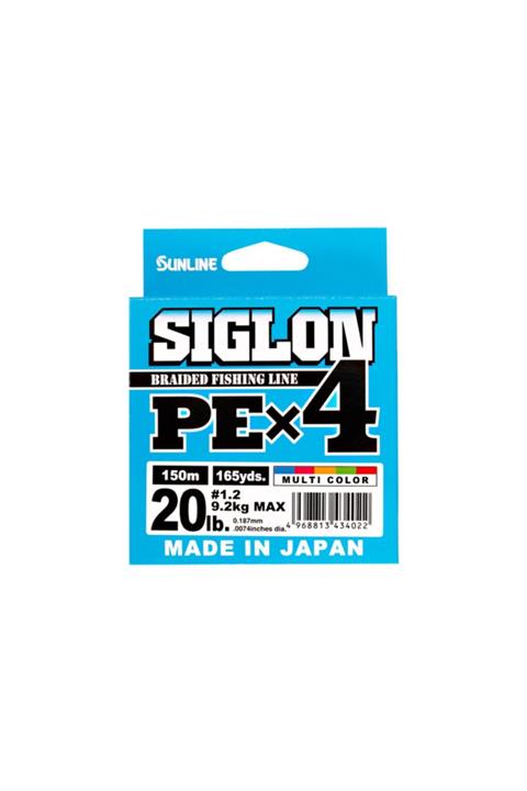 LBS AVCILIK Sunline Siglon Pex4 Multicolor 300mt 0,270mm Japon Ip Misina Lbs Av
