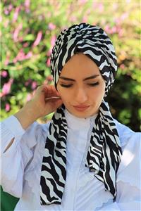 modi Tasarım Hazır Bone Zebra Desen