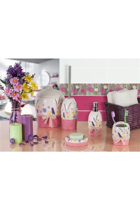 Bathroom Life Primanova Fiyonk Banyo Seti 5 Parça