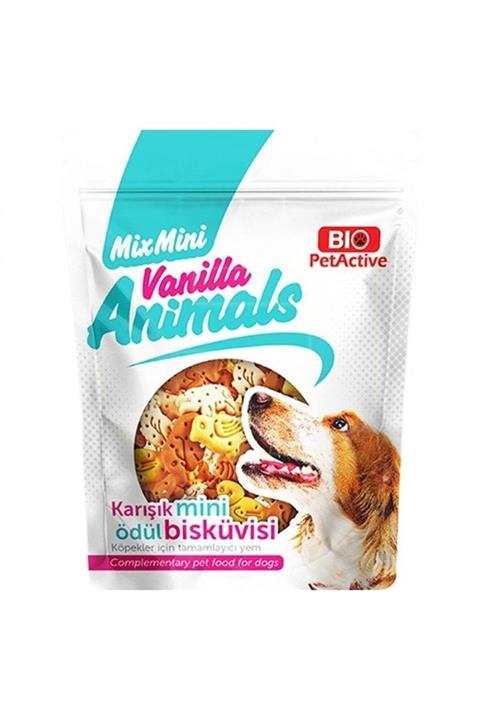 Bio PetActive Vanilla Animals Köpek Ödül Bisküvisi 200 Gr 2'li Set Idili