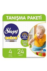 Sleepy Extra Günlük Aktivite Bezi 4 Numara Maxi 24 Adet